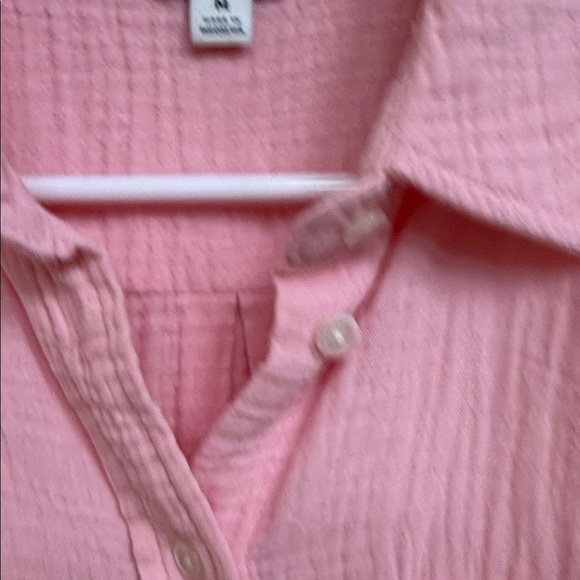 J. Crew Light Pink Crinkle Blouse - Picture 6 of 12
